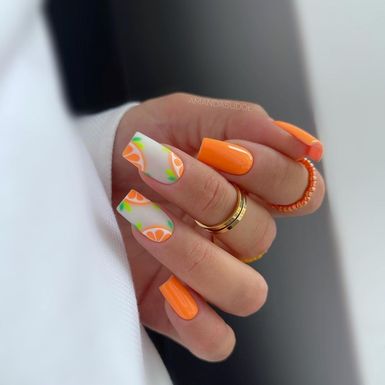 Aperol Spritz nokti