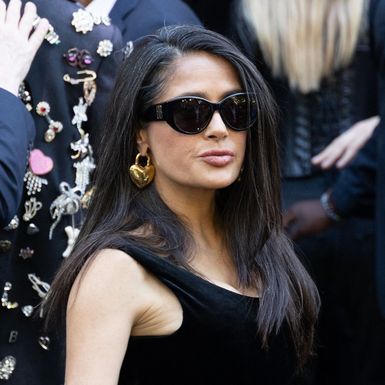 Salma Hayek na Balenciaginoj reviji u Parizu