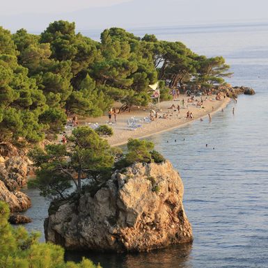 Plaža Punta rata u Brelima