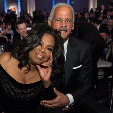 Oprah i Stedman na dodjeli Zlatnih globusa