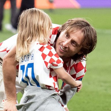 Luka Modrić i kći Sofia