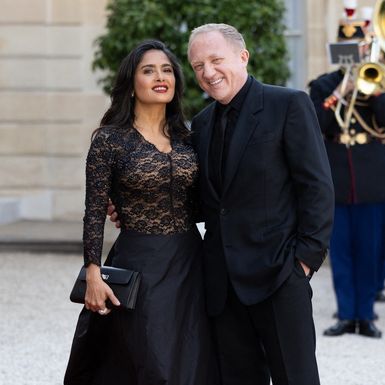 Salma Hayek Pinault i François-Henri Pinault na primanju kod francuskog predsjednika - 7