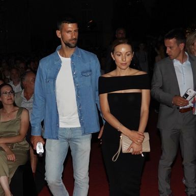 Novak i Jelena Đoković na koncertu Nicka Cavea