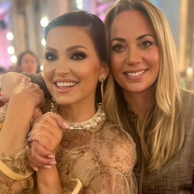 Nina Badrić na krštenju djevojčice Lune, kćeri Izabel i Matea Kovačića