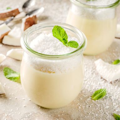 Panna cotta s kokosom