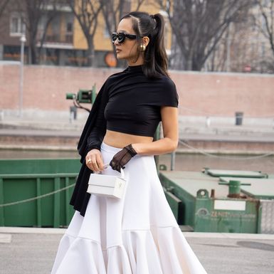 Transparentne natikače u street style izdanju s Tjedna mode