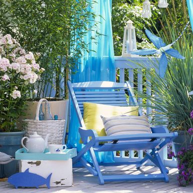 Ideje kako stvoriti morski ugođaj na balkonu - 9