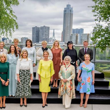 Brigitte Macron na susretu u Rotterdamu