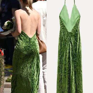 Baršunasta haljina u ljetnom street style izdanju na zagrebačkoj špici