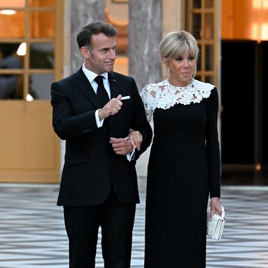 Brigitte Macron u elegantnom crno-bijelom izdanju