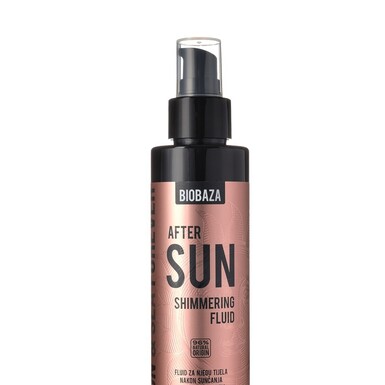Biobaza After Sun Fluid za njegu tijela sa zlatnim sjajem, 6,36 eura