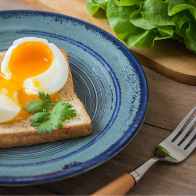Meko kuhano jaje na tostu