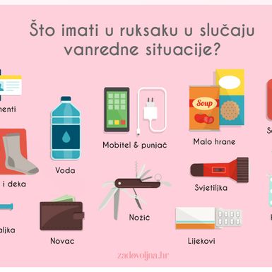 Što spremiti u ruksak za vanredne situacije?