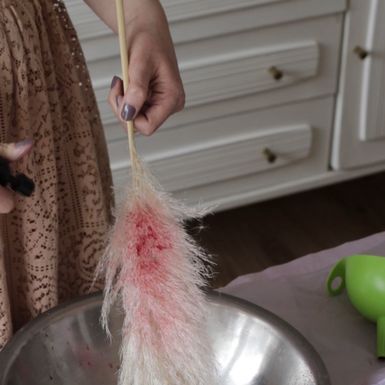 Bojenje pampasa sa sastojcima iz hladnjaka - 2