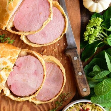 Šunka u lisnatom tijestu