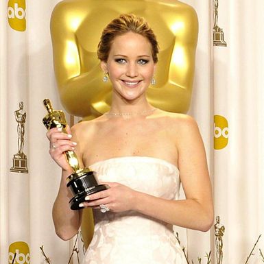 Jennifer Lawrence na Oscarima 2013.