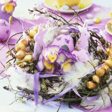 Uskrsne dekoracije s perjem - 6