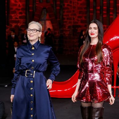 Meryl Streep i Anne Hathaway na Mexico Fashion Weeku