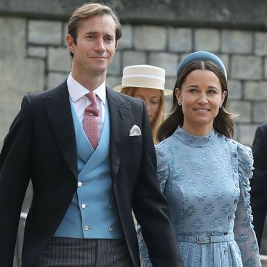 Pippa Middleton odjenula se u plavu boju od glave do pete