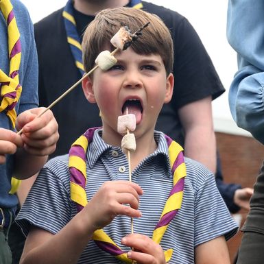 Princ Louis s izviđačima