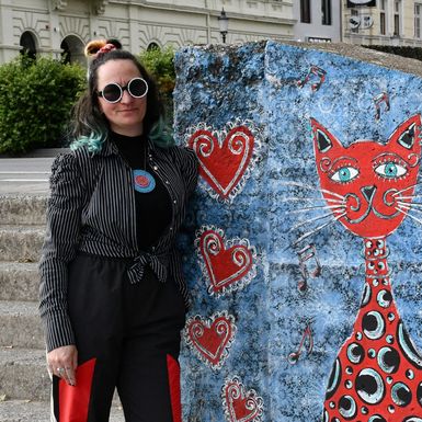 Mural umjetnice Maje Jagodić u Slavonskom Brodu