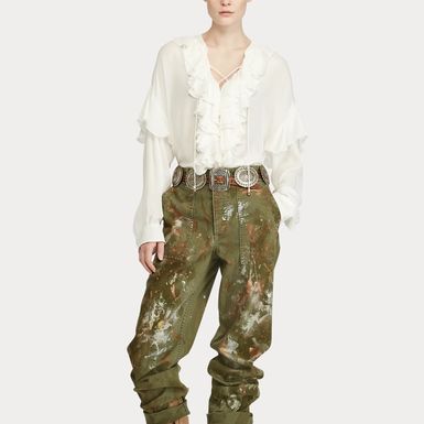 Ralph Lauren, hlače za žene poprskane bojom - 3