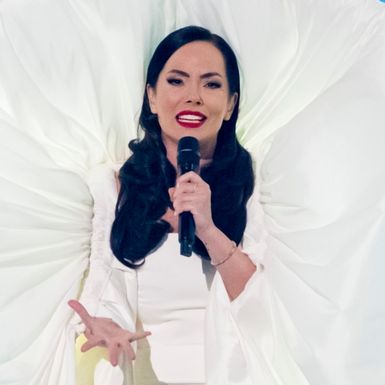 Crnogorska predstavnica Nina Žižić u drugom polufinalu Eurosonga 2025.