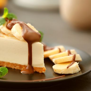 Cheesecake s bananom