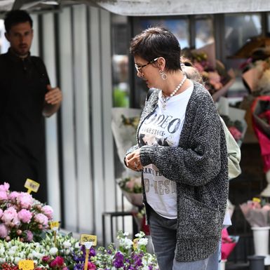Leonarda Boban na zagrebačkoj špici u crnim balerinkama s mašnicom - 1