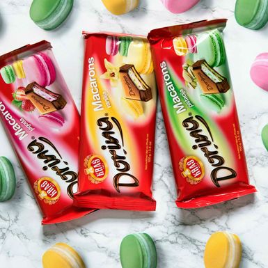 Nove čokolade Dorina Macarons s okusom vanilije, jagode i pistacije - 5
