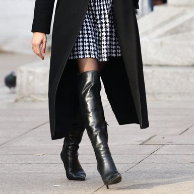 Minica s pepita-uzorkom u zagrebačkom street style izdanju