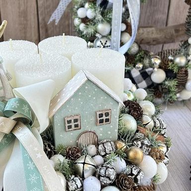 Adventski vjenčići brenda Fjok dekoracije, koje izrađuju brat i sestra Mateo i Katarina Franić iz Metkovića - 13