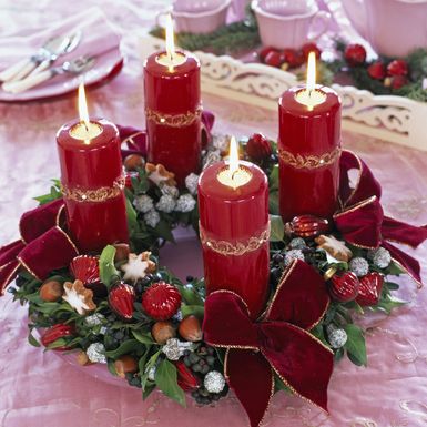 Adventski vijenci s orašastim plodovima - 5