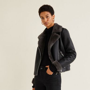 Mango motociklistička jakna od umjetnog krzna (Foto: Mango)