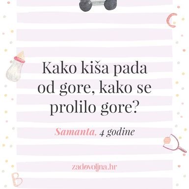Pitanja klinaca na putu do vrtića - 7