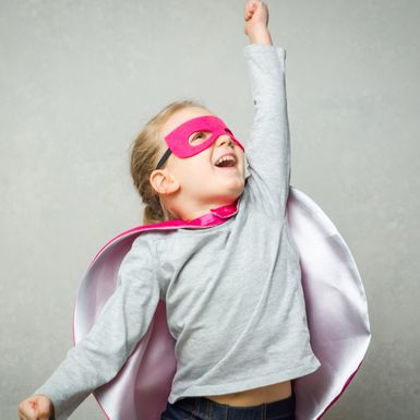 Samopouzdana djevojčica