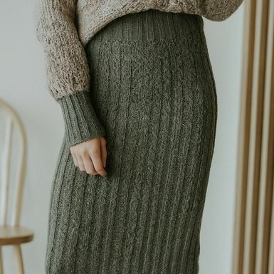 Pletene suknje su omiljeni dio jesenske garderobe