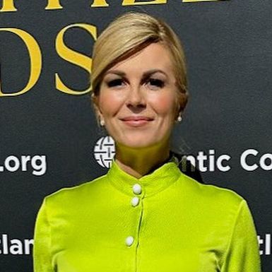 Kolinda Grabar-Kitarović u haljini brenda Edeline Lee u New Yorku