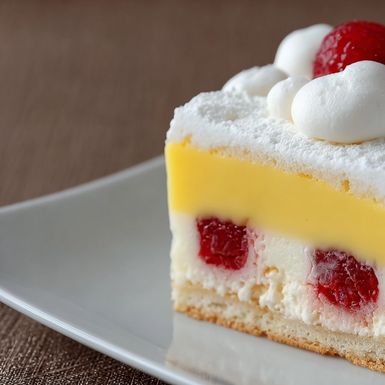 Papin kolač s malinama