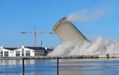 Silos u Vordingborgu pao je na krivu stranu (FOTO: YouTube/Screenshot)