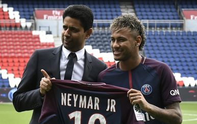 Nasser Al-Khelaifi i Neymar (Foto: AFP)