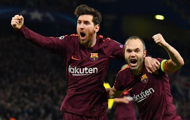 Lionel Messi i Andres Iniesta (Foto: AFP)