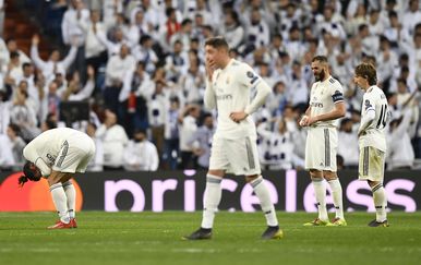 Gareth Bale, Karim Benzema i Luka Modrić (Foto: AFP)