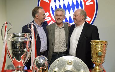 Karl-Heinz Rummenigge, Jupp Heynckes i Uli Hoeness (Foto: AFP)