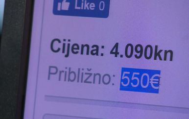Cijena stana na oglasu (Foto: Dnevnik.hr)