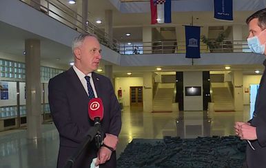 Gradonačelnik Splita Andro Krstulović Opara i Ivan Kaštelan