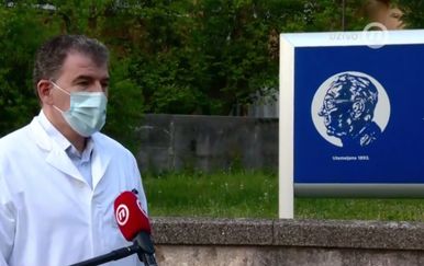 Rok Čivljak, zamjenik ravnateljice Klinike za infektivne bolesti Dr. Fran Mihaljević