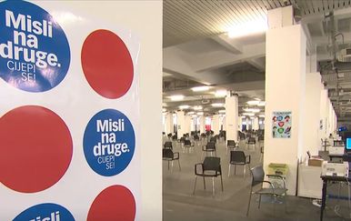 Paviljon za cijepljenje na Zagrebačkom velesajmu - 1