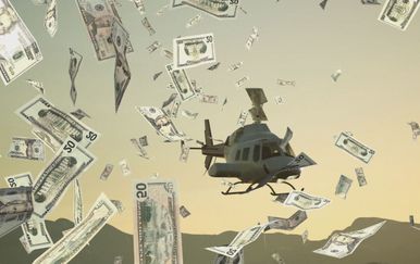 Helikopter i novac