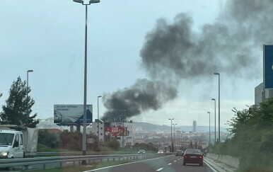 Požar na ulazu u Split
